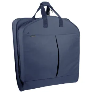 Wally Bags 45” Deluxe Extra Capacity Travel Garment Bag with Two Accessory Pockets