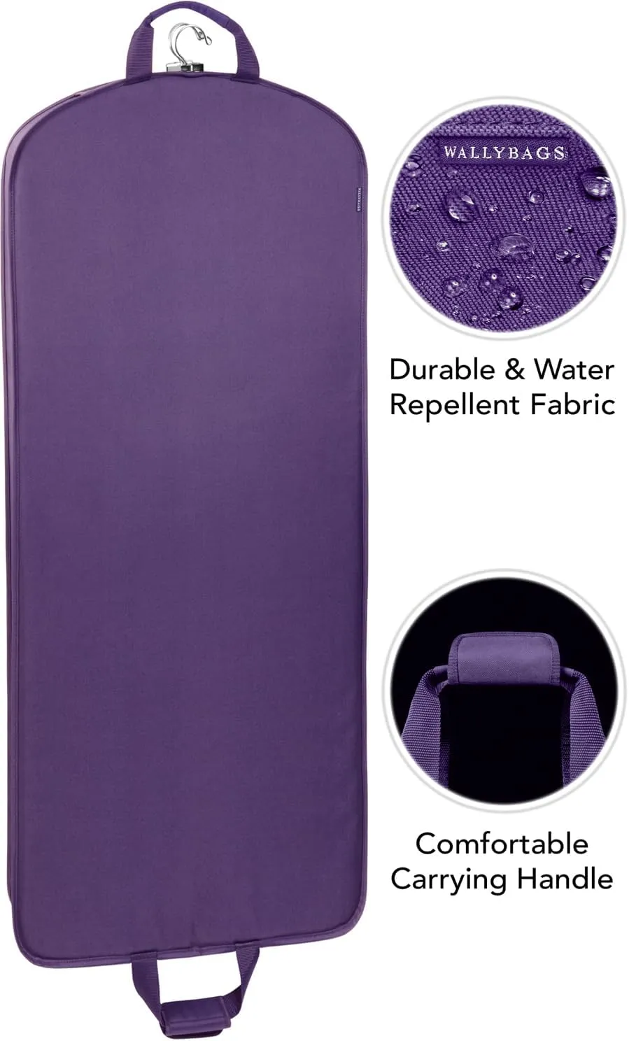 WallyBags® 60” Deluxe Travel Garment Bag