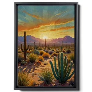 Watercolor Desert Wall Art Print, Desert Art Print, Southwestern Desert Landscape Print, Cactus Wall Art, Cactus Print, Southwest Decor, Modern Art, Wall