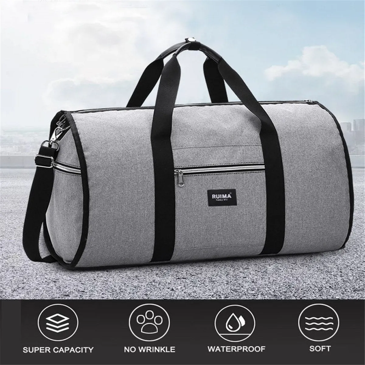 Waterproof Travel Garment Bag For Mens and Women  Duffel Totes Carry On Leisure Hand Bag