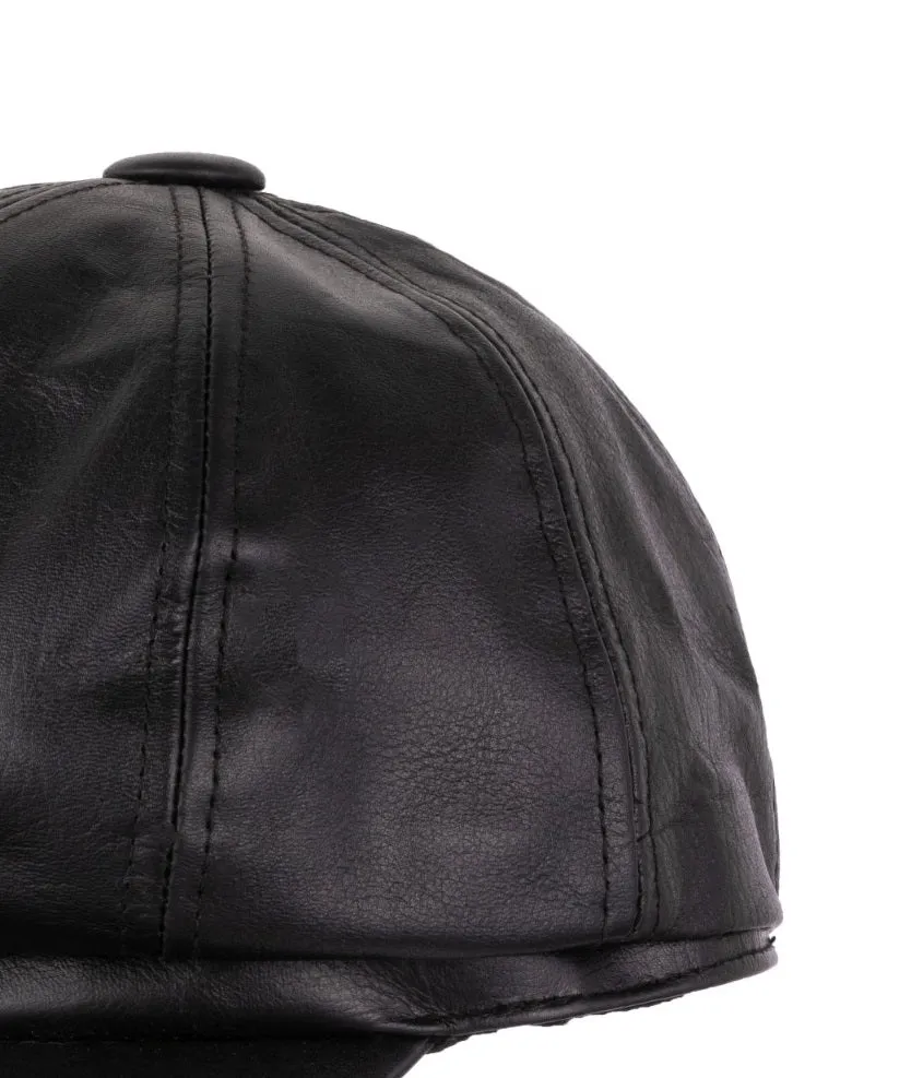 Waxed Black Leather Canvas apron and Roll with Cap and Mitts Gift Set