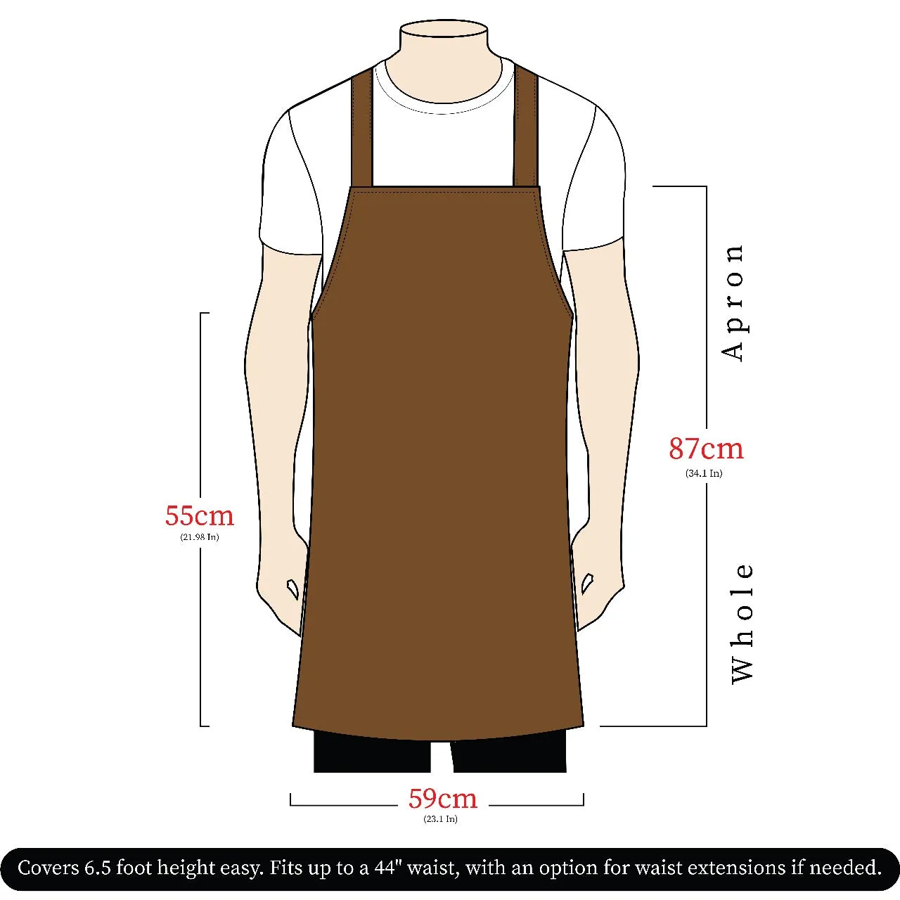 Waxed Green Leather Canvas apron and Roll with Cap and Mitts Gift Set