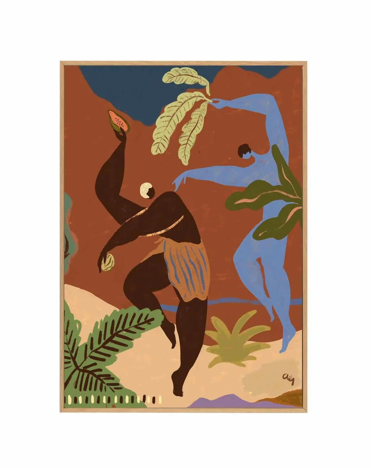 Wild Rhythm | Framed Canvas Art Print