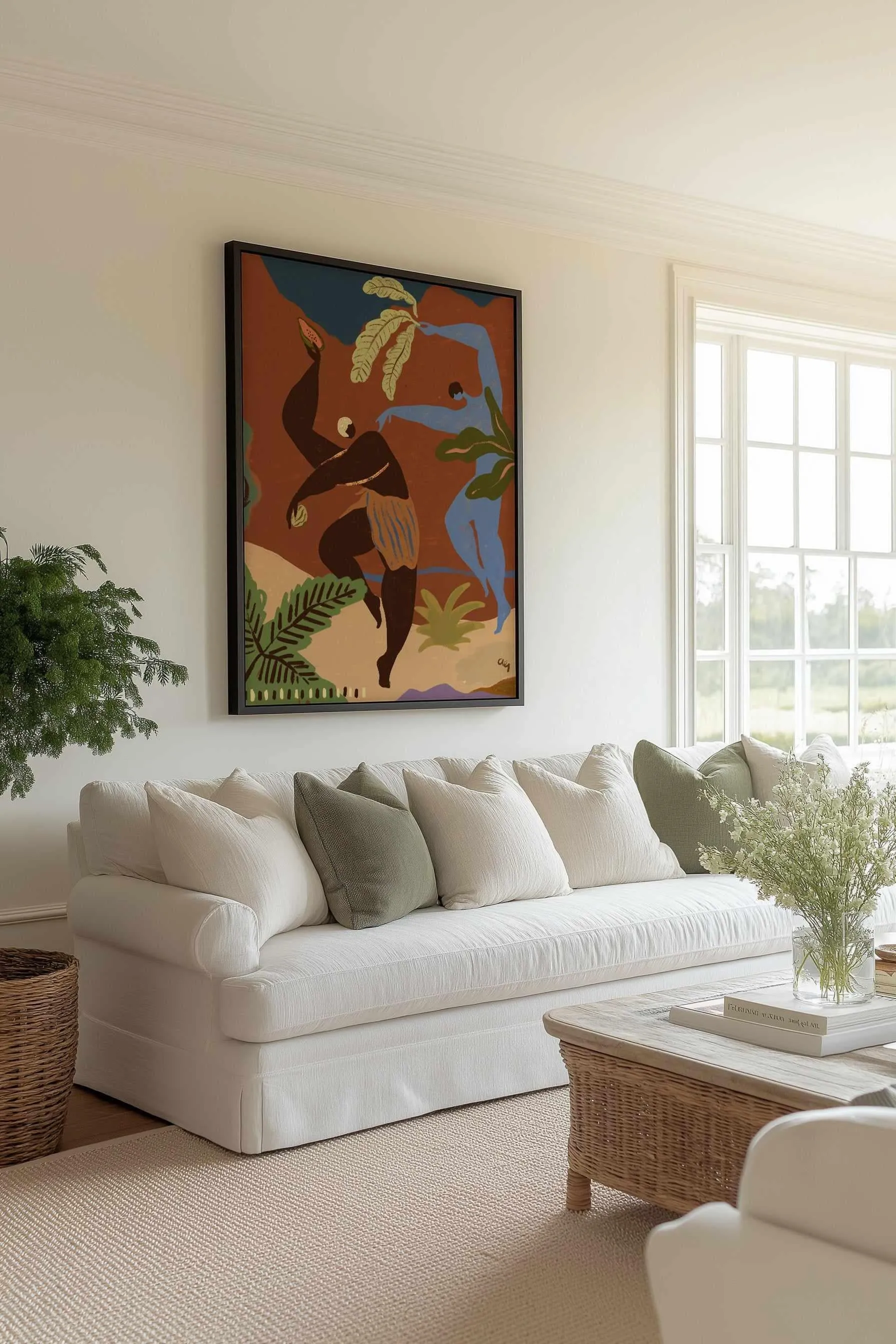 Wild Rhythm | Framed Canvas Art Print