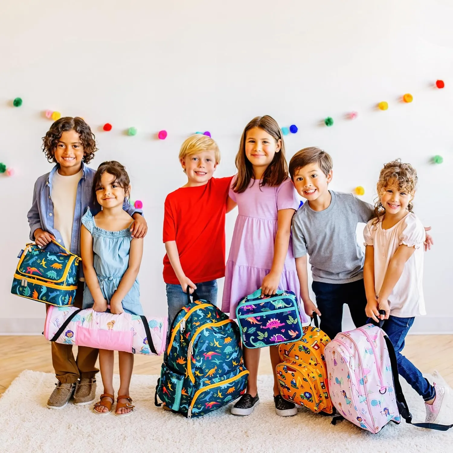 Wildkin Kids Insulated Lunch Box – Durable and Reusable for School & Travel - On the Go