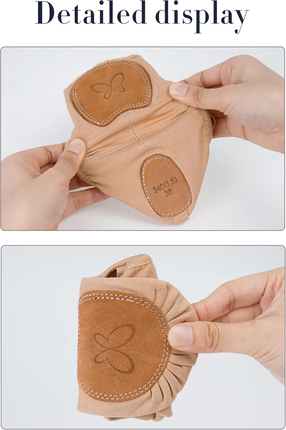 Women Ballet Shoes Highly Stretch Canvas Dance Slipper Yoga Shoes for Toddler/Little Kid/Big Kid/Girls/Adults