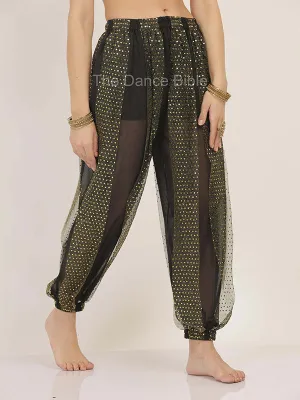 Women Sequin Belly Dance Harem Pants