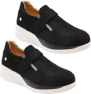 Women's Walking Shoes Mesh Breathable Lightweight Casual Sneakers for Work Gym Running Slip-On Training Shoes Women