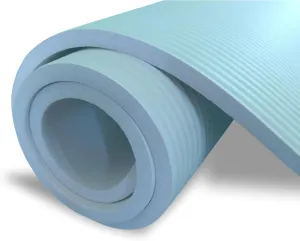 YAMAZEN 72"X24" Extra Thickness Yoga Workout Mat for Home Gym Exercise | All Purpose Mat with Strap | 10mm(2/5") / 15mm(3/5") Thickness