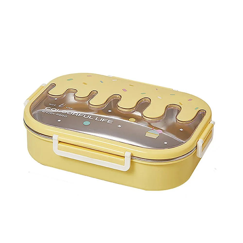 Yellow Icecream Drip Big Size Stainless Steel, 1300ml