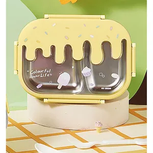Yellow Icecream Drip Big Size Stainless Steel, 1300ml