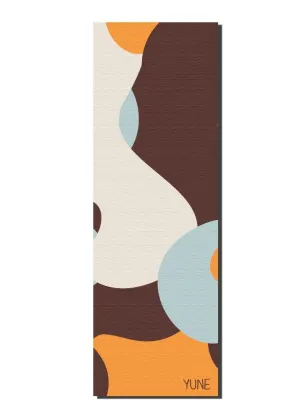 Yoga Mat | 6mm Thick | Brown | Non-Slip | Eco Friendly | Yune Yoga | Harper by Yune Yoga