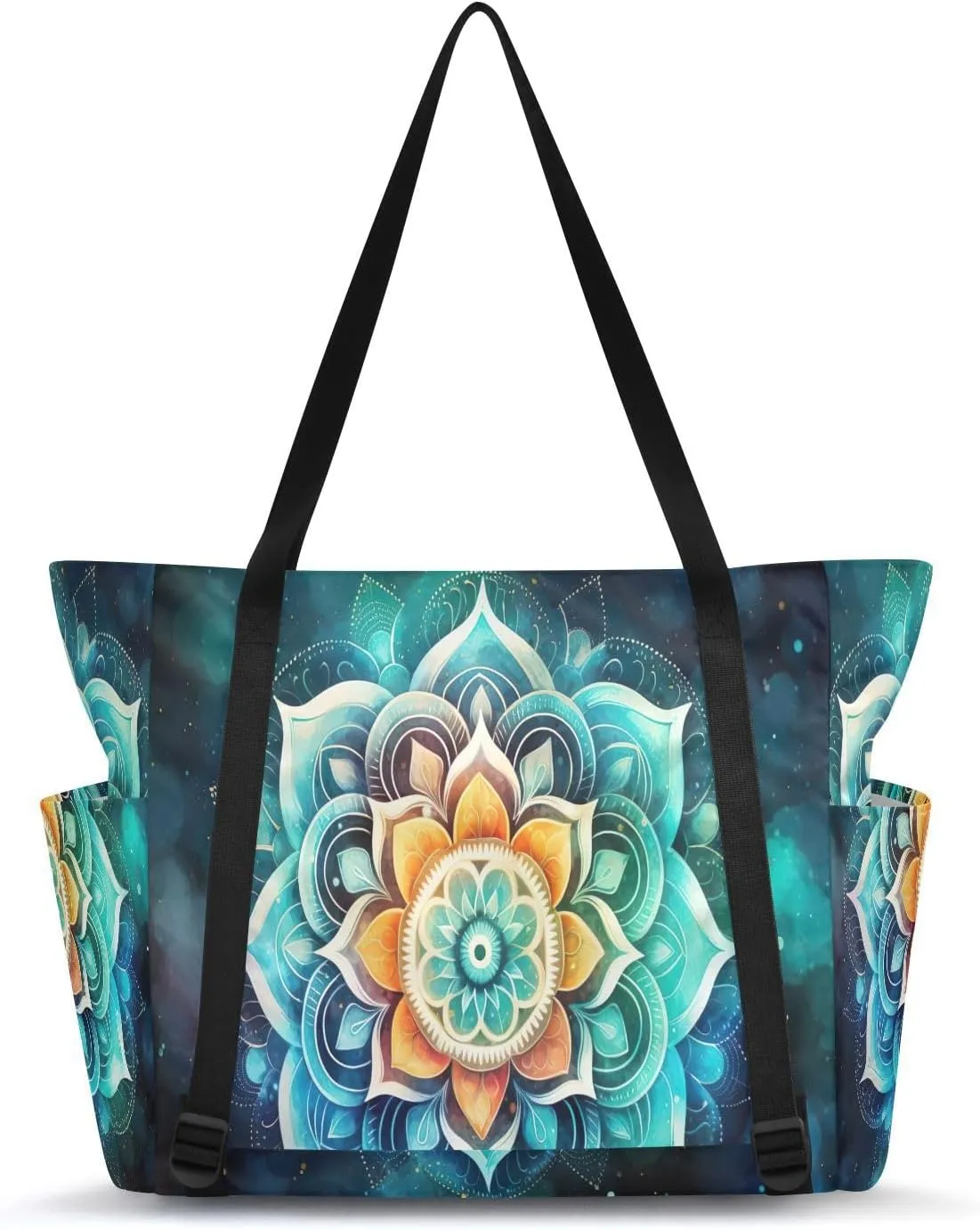 Yoga Mat Bag for Women Adjustable Yoga Mat Carrier Bag with Pockets