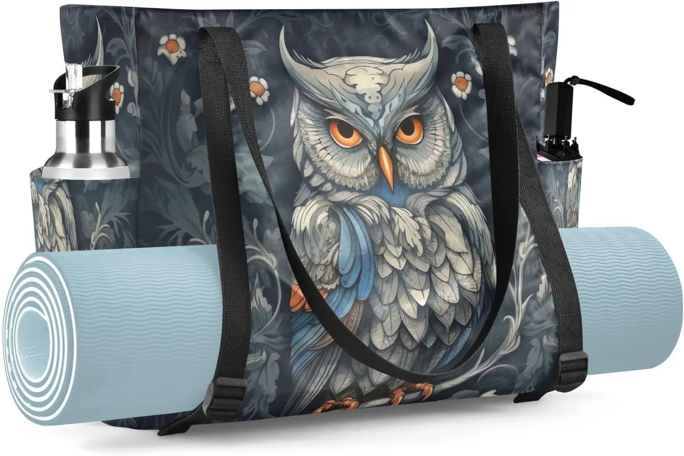 Yoga Mat Bag for Women Adjustable Yoga Mat Carrier Bag with Pockets