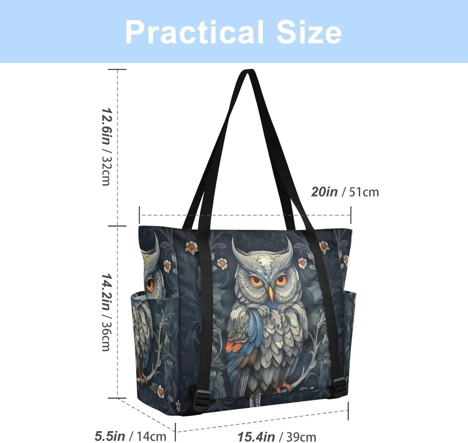 Yoga Mat Bag for Women Adjustable Yoga Mat Carrier Bag with Pockets