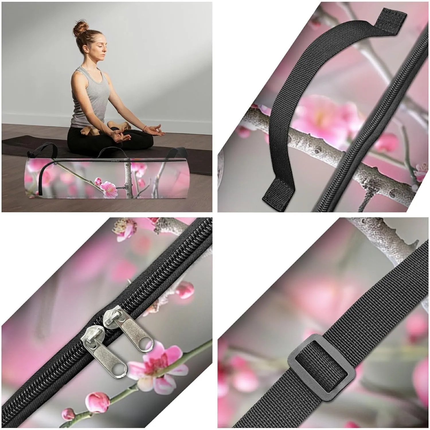 Yoga Mat Bag for Women Men