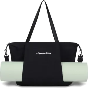 Yoga Mat Bag | Premium, Waterproof, Multi Pockets, Adjustable Strap | 2 size for 1/4" or 1/2" Thick Yoga Mat Carrier | Perfect Yoga Bag to Gym Class Beach Park Travel for Women & Men