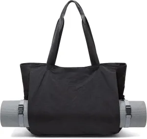 Yoga Mat Bag - Waterproof Shoulder Gym Bag with Yoga Mat Holder & Wet Pocket for Gym, Pilates, Travel, Beach and Daily Use