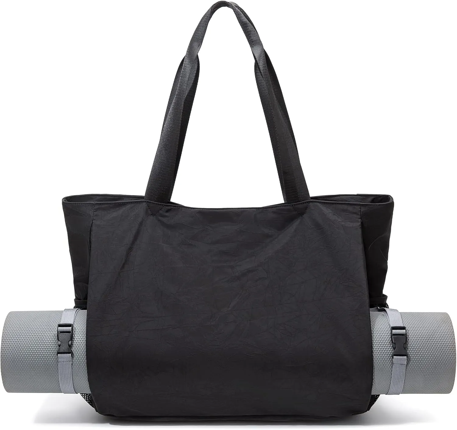 Yoga Mat Bag - Waterproof Shoulder Gym Bag with Yoga Mat Holder & Wet Pocket for Gym, Pilates, Travel, Beach and Daily Use