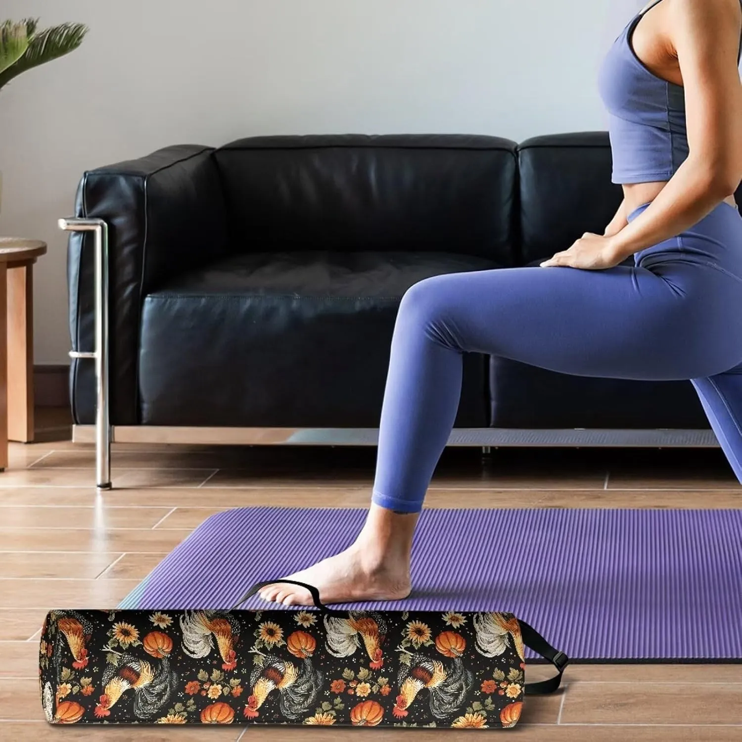 Yoga Mat Bag with Adjustable Straps Yoga Mat Carrier Portable Large Capacity Yoga Bag Machine Washable