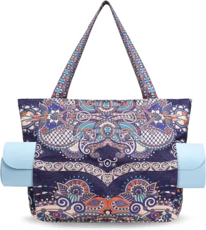 Yoga Mat Bag Yoga Bags and Carriers Fits All Your Stuff Yoga Tote Bag with Zipper Pocket Yoga Mat Carrier Pilates Bag