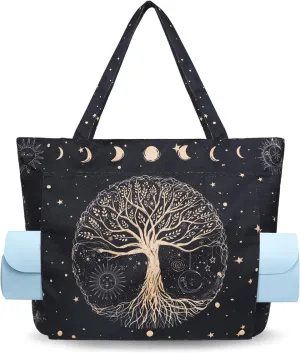 Yoga Mat Bag Yoga Bags and Carriers Fits All Your Stuff Yoga Tote Bag with Zipper Pocket Yoga Mat Carrier Pilates Bag
