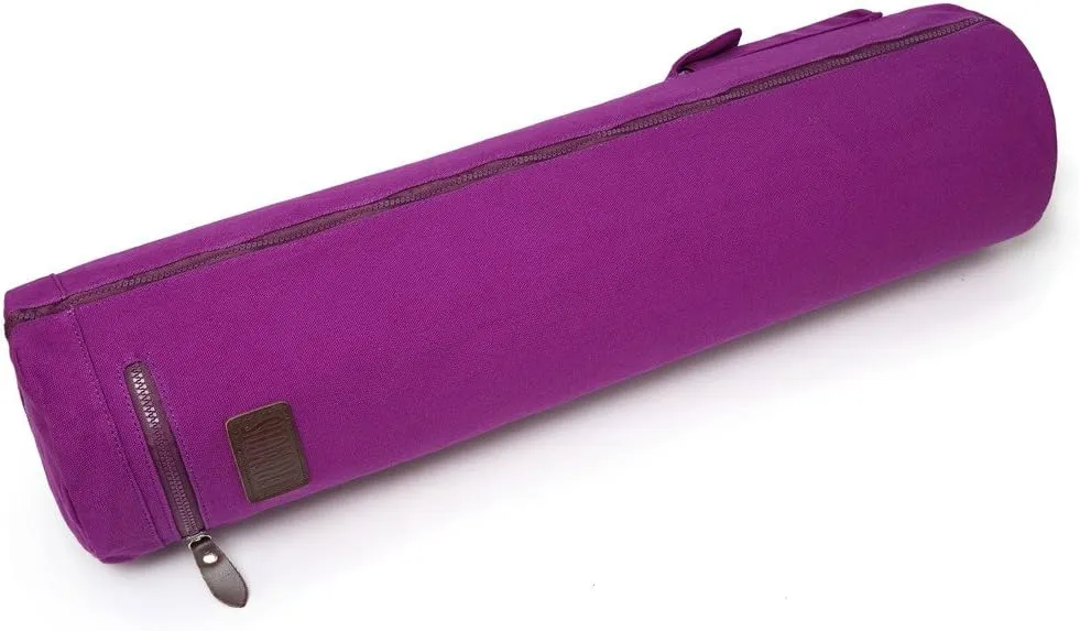 Yoga Mat Bag,Full-zip Exercise Yoga Mat Carrier Bag - Double Storage Pocket,Easy Access Zipper, Adjustable Shoulder Strap and Handle,Fits Most Mats