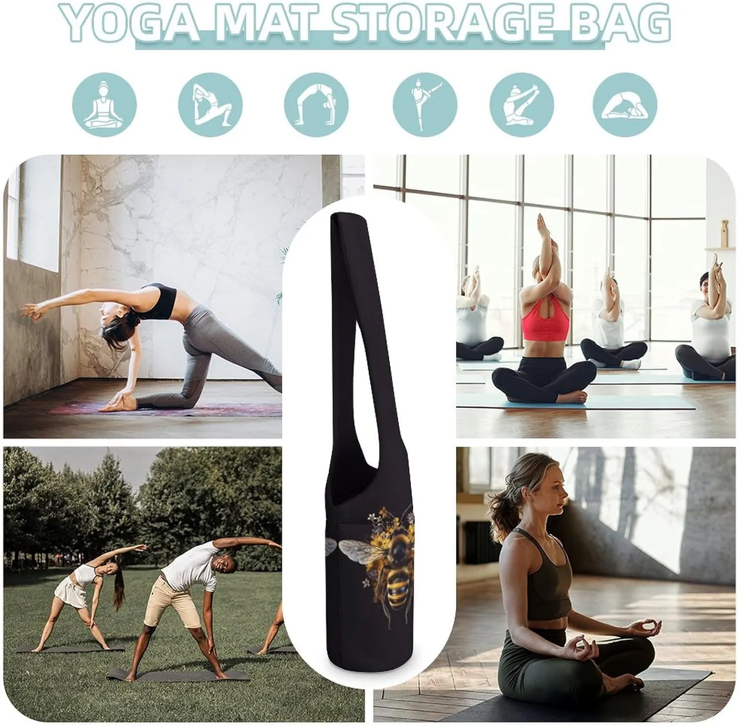 Yoga Mat Bags for Women Extra Large Yoga Bag Carrier Tote Holder Yoga Accessories