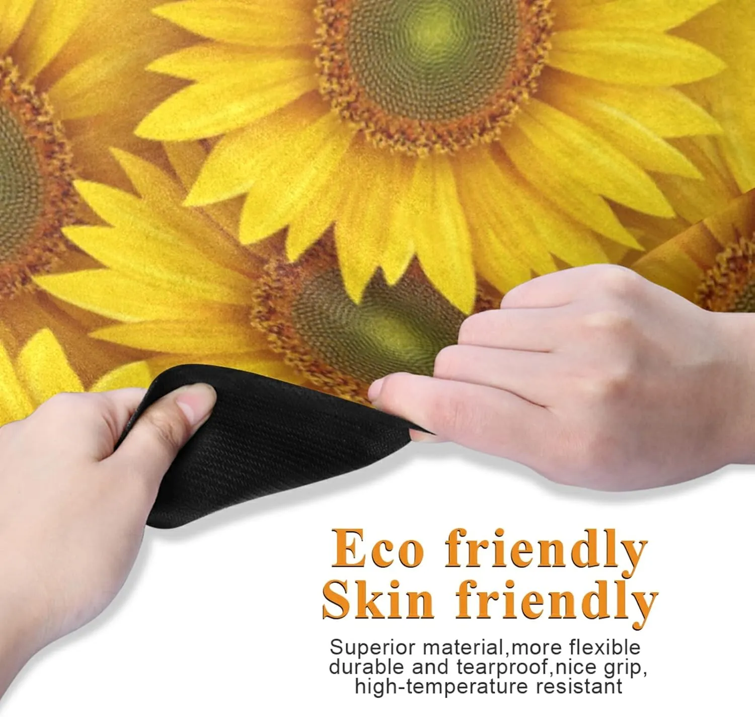 Yoga Mat Non Slip Rubber Fitness Safe Exercise Mat with Bag Durable Folding Workout Mat for Pilates and Floor Exercises