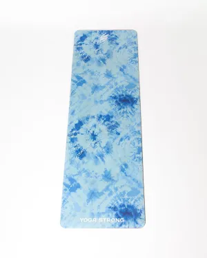 Yoga Strong L2516 , Yoga Mat 72" X 24", Blue Tie Dye