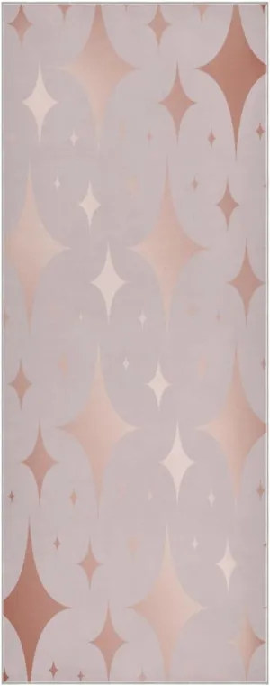 Yoga Towel Stars Pattern Hot Yoga Mat Towel with Grip Dots Sweat Absorbent Non-Slip for Hot Yoga, 24" x72",Soft Yoga Blankets with Travel Bag,Pilates and Workout