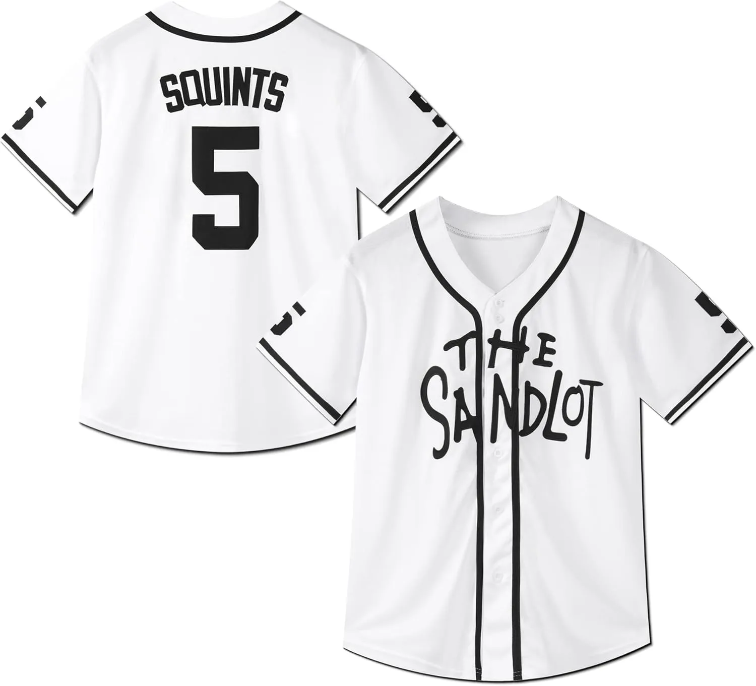 Youth Baseball Jersey #30 Stitched The Sandlot Benny The Jet Rodriguez Movie Kids Baseball Jersey Gift for Kids XS-XL