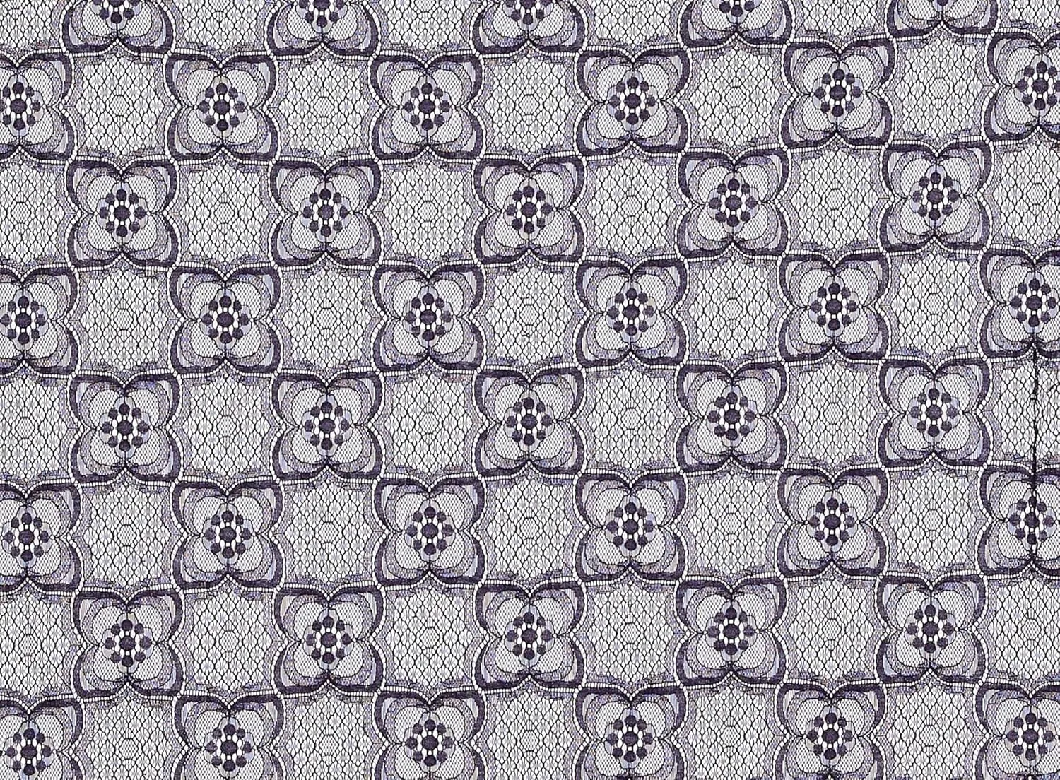 ZELOUF FABRICS Birkin Retro Floral Lace | Fabric by The Yard | DIY, Sewing, Wedding, Bridal, Dress, Dance, Costume, Crafts | 10 Yard