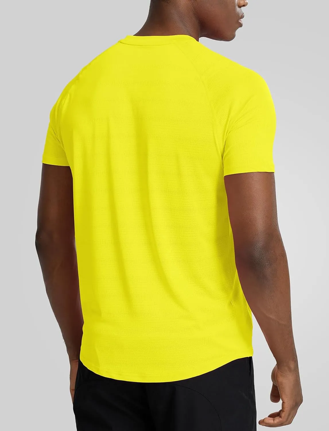 Zengjo Mens Workout Shirts Quick Dry Short Sleeve Athletic Running Gym T Shirt